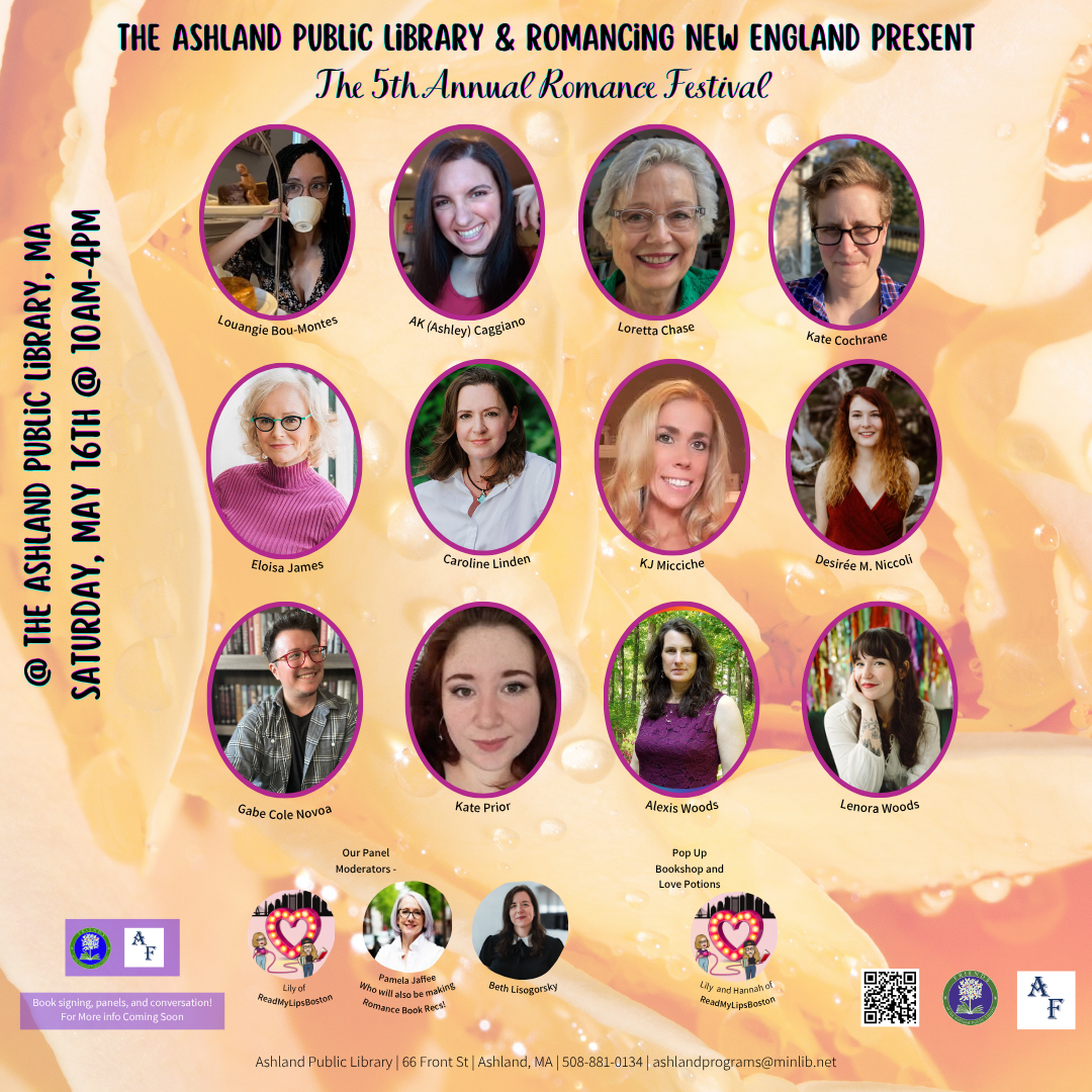 Come See Me at the Romance Authors Festival at the Ashland Public ...